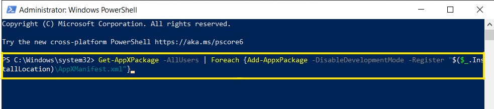 Windows powershell
