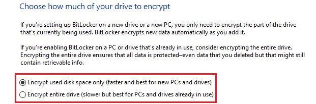Lock Drive in Windows 10 using bitlocker
