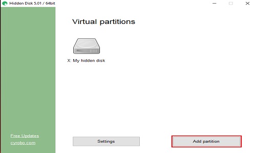 hidden disk software