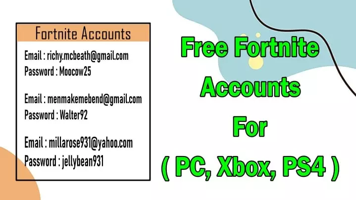 Free Fortnite Accounts