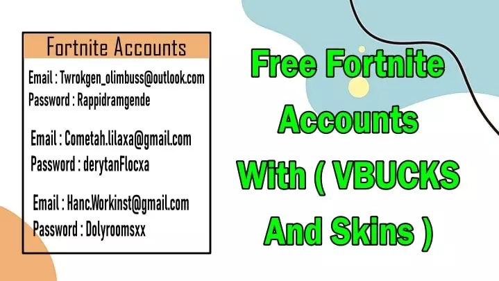 Fortnite Accounts list