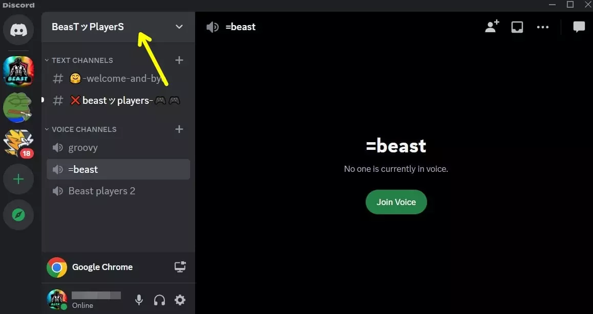 Discord Channel Name