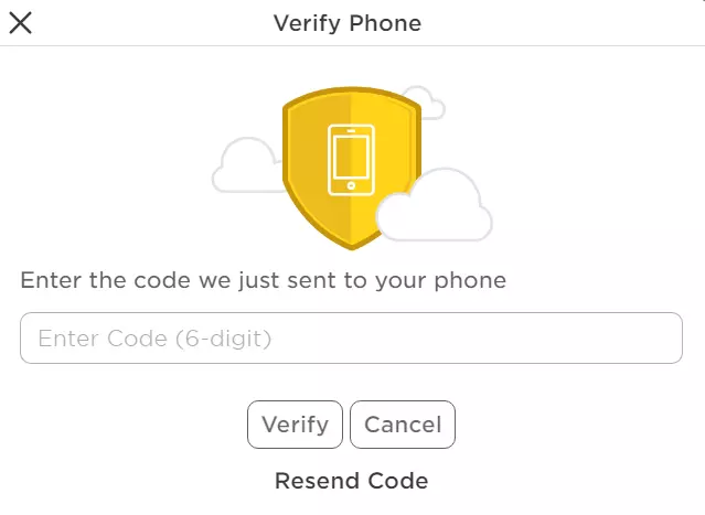 Roblox account Phone Verified
