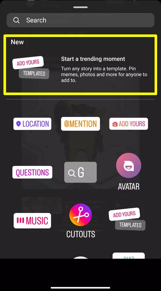 Instagram add yours templates