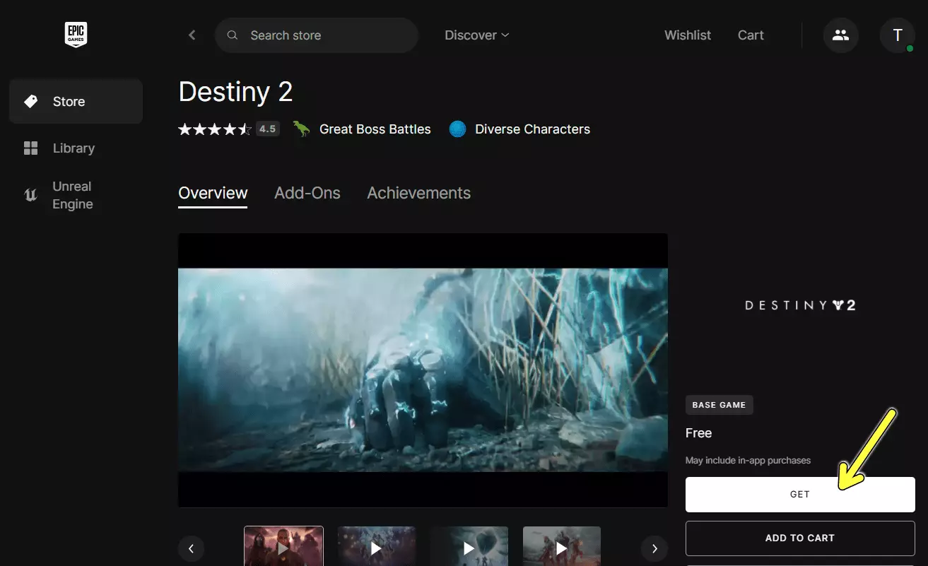 Epic games store first mystery game