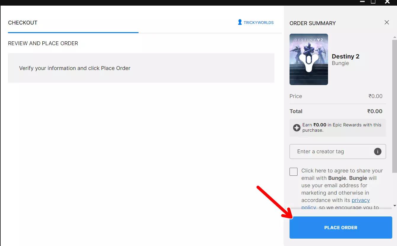 Epic games store first mystery game