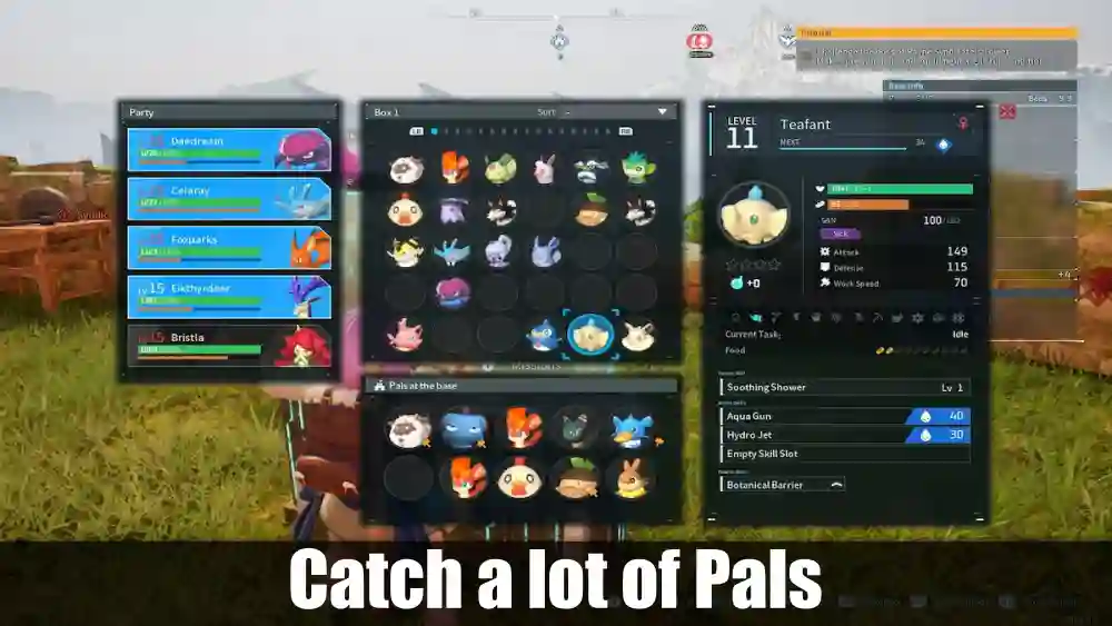 Palworld Beginner tips: catch many pals