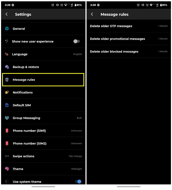 Microsoft's SMS Organizer