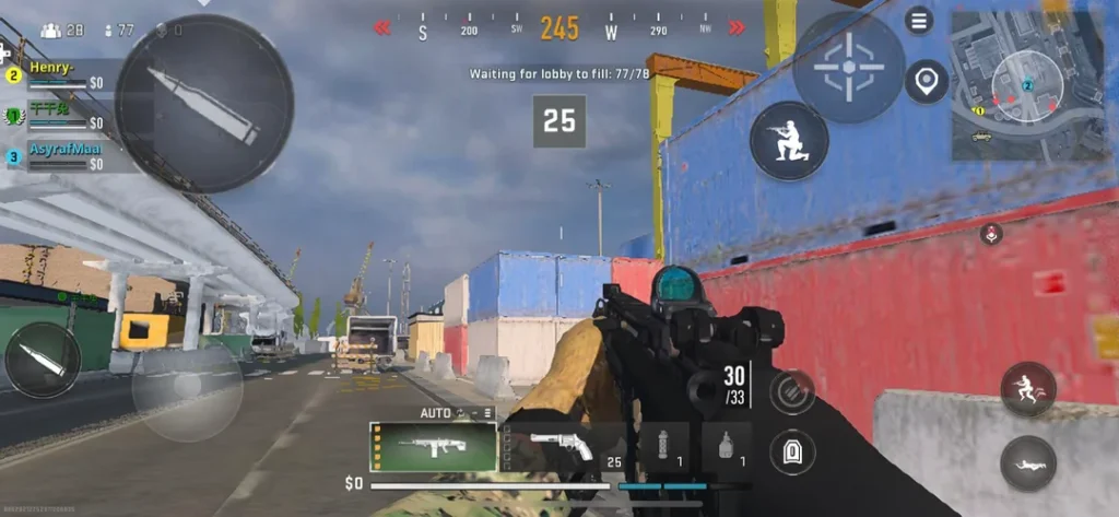 Call off duty Warzone Mobile Gameplay