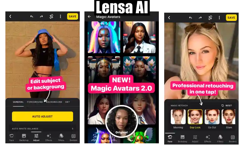 Lensa: Photo editor app