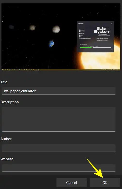 Set Live Wallpapers in lively wallpapers 