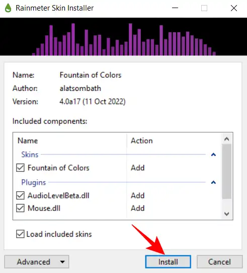 install live wallpapers in rainmeter