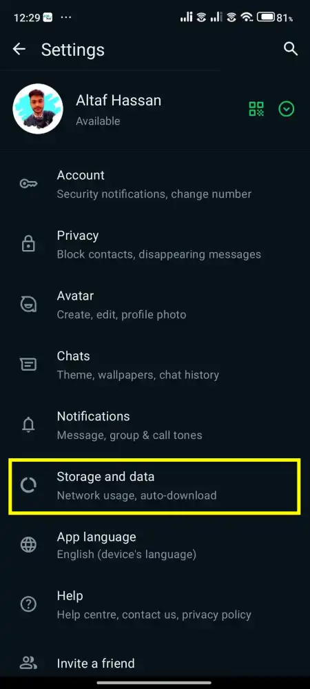 storage and data