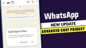 WhatsApp Advanced Chat Privacy