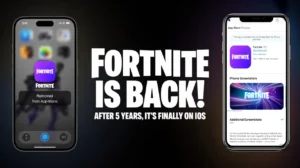 Fortnite back on iOS App Store
