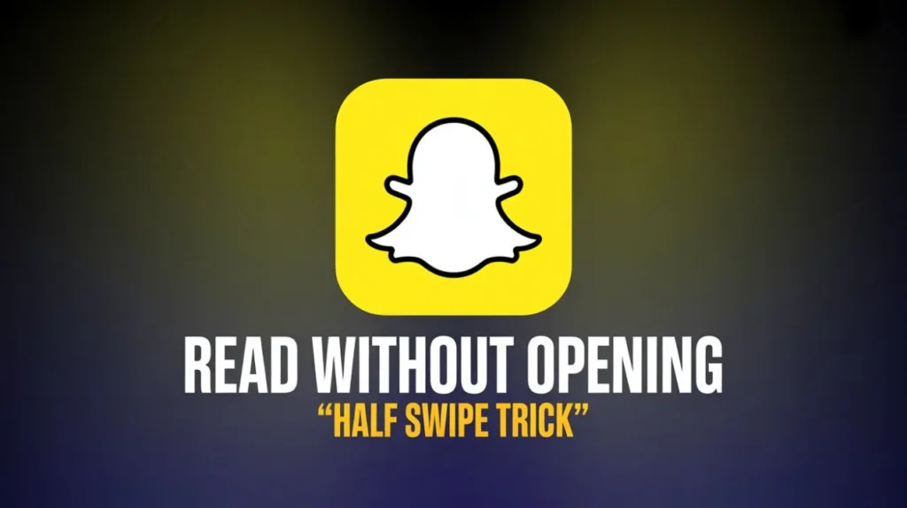 How to Half Swipe on Snapchat