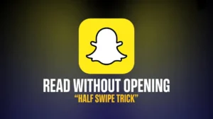 How to Half Swipe on Snapchat