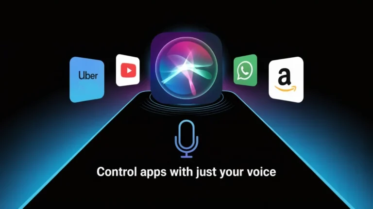 Siri let you control apps with just your voice