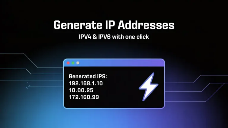 Ip Address Generator