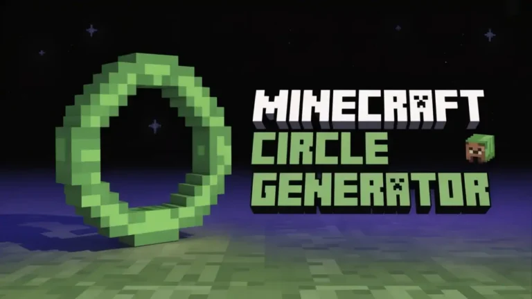 Minecraft Circle Generator